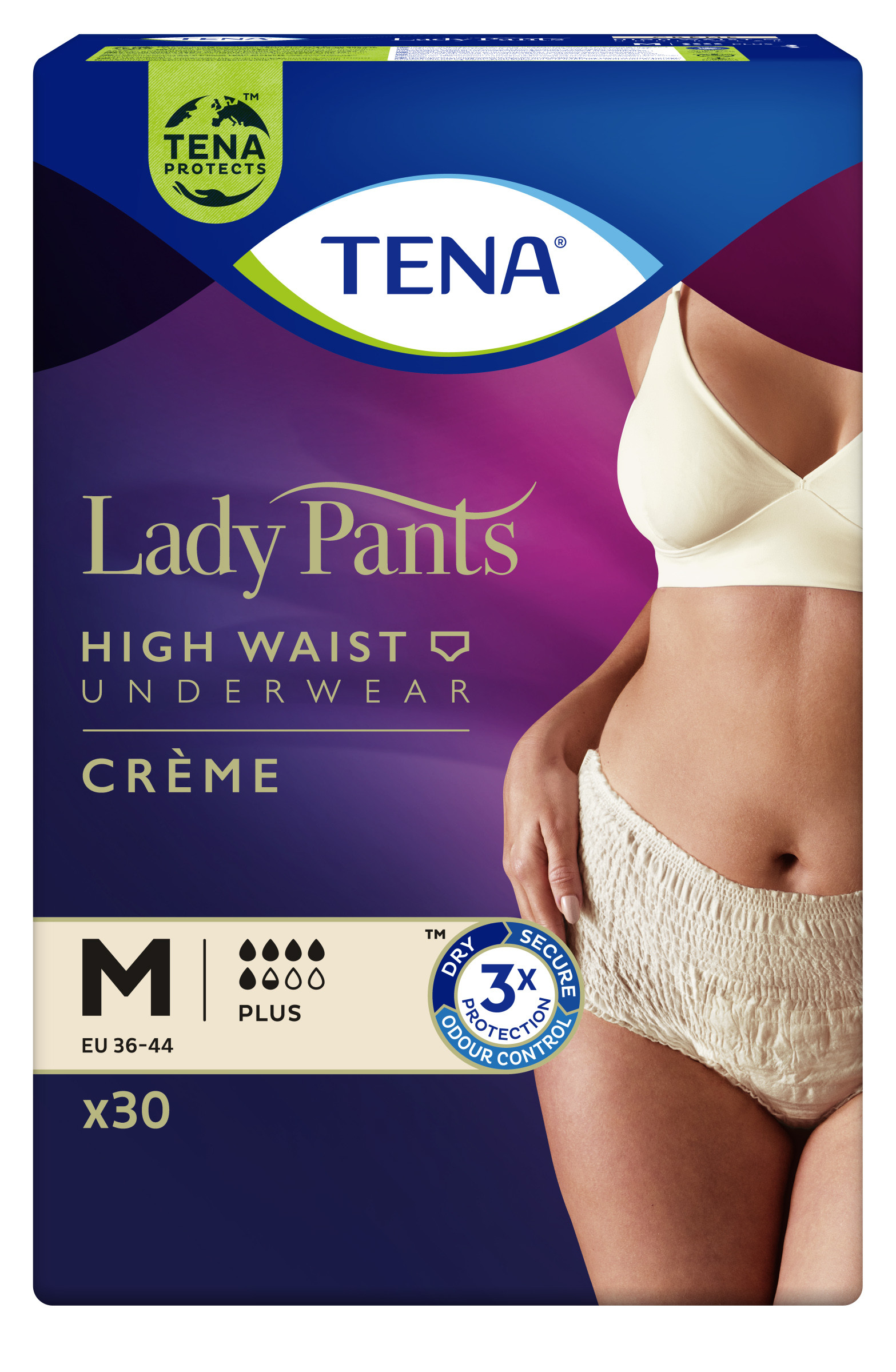 TENA Lady Pants Plus Crème bielizna chłonna dla kobiet